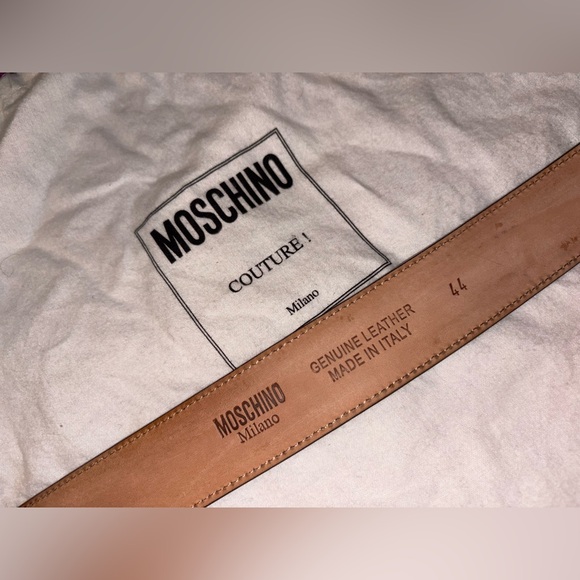Moschino Silver Belt